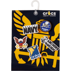 Women / Men / Kids Crocs - Armed Forces US Navy 5Pck Jibbitz Shoe Charm