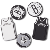 Women / Men Crocs - NBA Brooklyn Nets 5 Pack Jibbitz™ charms