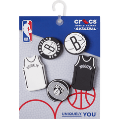 Women / Men Crocs - NBA Brooklyn Nets 5 Pack Jibbitz™ charms