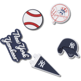 Women / Men / Kids Crocs - MLB New York Yankees 5 Pack Jibbitz™ charms