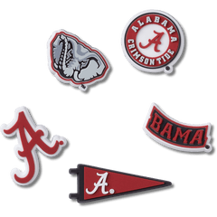 Women / Men Crocs - University of Alabama 5 Pack Jibbitz™ charms