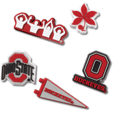 Women / Men Crocs - Ohio State University 5 Pack Jibbitz™ charms