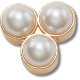 Women / Men Crocs - Triple Pearl Jibbitz™ charms