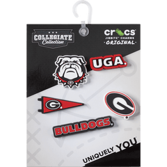 Women / Men / Kids Crocs - University of Georgia 5 Pack Jibbitz™ charms