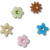 Women / Men Crocs - Enlighten Flower 5 Pack Jibbitz™ charms