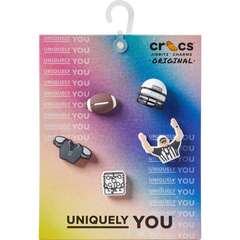 Women / Men Crocs - Football Team 5 Pack Jibbitz™ charms