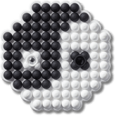 Women / Men Crocs - Beaded Ying and Yang Jibbitz™ charms