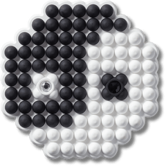 Women / Men Crocs - Beaded Ying and Yang Jibbitz™ charms