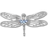 Women / Men Crocs - Silver Dragonfly Jibbitz™ charms