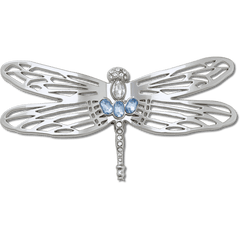 Women / Men Crocs - Silver Dragonfly Jibbitz™ charms