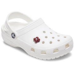 Women / Men Crocs - Expressive Floral Maroon Jibbitz™ charms