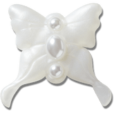 Women / Men Crocs - Meta Jelly White Butterfly Jibbitz™ charms