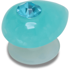 Women / Men Crocs - Aquamarine March Birthstone Collection Jibbitz™ charms