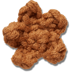 Women / Men Crocs - Crafted Crochet Brown Star Jibbitz™ charms