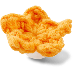 Women / Men Crocs - Crafted Crochet Orange Star Jibbitz™ charms