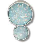 Women / Men Crocs - Opalescent Meta Double Gem Jibbitz™ charms