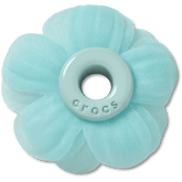 Women / Men Crocs - Blue Chiffon Grommet Jibbitz™ charms