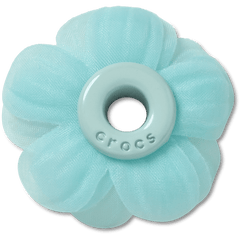 Women / Men Crocs - Blue Chiffon Grommet Jibbitz™ charms