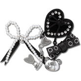 Women / Men Crocs - Indie Luxe Silver 5 Pack Jibbitz™ charms