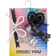 Women / Men Crocs - Indie Luxe Silver 5 Pack Jibbitz™ charms