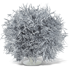 Women / Men Crocs - Silver Tinsel Pom Jibbitz™ charms