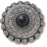 Women / Men Crocs - Silver and Black Emblem Jibbitz™ charms