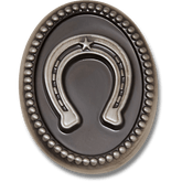 Women / Men Crocs - Silver Horseshoe Jibbitz™ charms