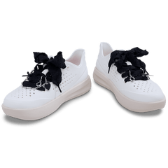 Women / Kids Crocs - Laces and Dainty Bow Charm Kit Jibbitz Shoe Charm