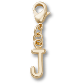Women / Men / Kids Crocs - Gold Letter J Charm Jibbitz™ charms