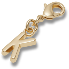 Women / Men / Kids Crocs - Gold Letter K Charm Jibbitz™ charms