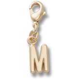 Women / Men / Kids Crocs - Gold Letter M Charm Jibbitz™ charms