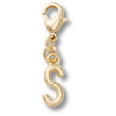 Women / Men / Kids Crocs - Gold Letter S Charm Jibbitz™ charms