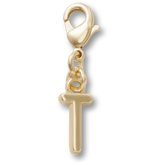 Women / Men / Kids Crocs - Gold Letter T Charm Jibbitz™ charms