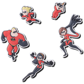 Women / Men Crocs - Pixar Incredibles 5 Pack Jibbitz charm