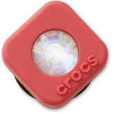 Women / Men Crocs - Red Square PVC SMT Gem Jibbitz™ charms