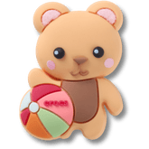 Women / Men Crocs - Cutie Beach Bear Jibbitz™ charms