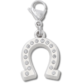 Women / Men / Kids Crocs - Lucky Silver Horseshoe Charm Jibbitz charm