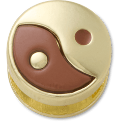 Women / Men Crocs - Brown Yin Yang Icon Jibbitz™ charms