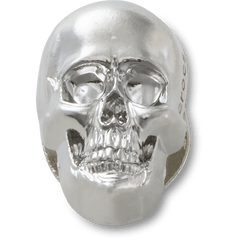 Women / Men Crocs - Silver Skull Jibbitz™ charms