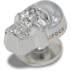 Women / Men Crocs - Silver Skull Jibbitz™ charms
