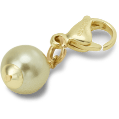 Women / Men / Kids Crocs - Gold and Green SMT Pearl Charm Jibbitz charm