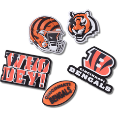 Women / Men Crocs - NFL Cincinnati Bengals 5 Pack Jibbitz Shoe Charm
