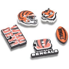 Women / Men Crocs - NFL Cincinnati Bengals 5 Pack Jibbitz Shoe Charm