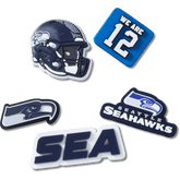 Women / Men Crocs - NFL Seattle Seahawks 5 Pack Jibbitz Shoe Charm