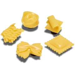 Women / Men Crocs - Realistic Pasta 5 Pack Jibbitz™ charms