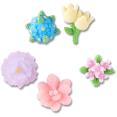 Women / Men Crocs - Beaded Flowers 5 Pack Jibbitz™ charms