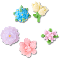 Women / Men Crocs - Beaded Flowers 5 Pack Jibbitz™ charms