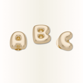 Women / Men Crocs - Gold Bubble Letter A-Z Jibbitz™ charms