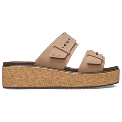 Women Crocs - Brooklyn Cork Buckle