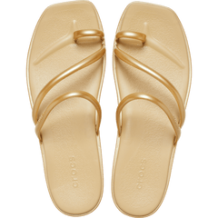 Women Crocs - Women's Miami Metallic Toe Loop Sandal